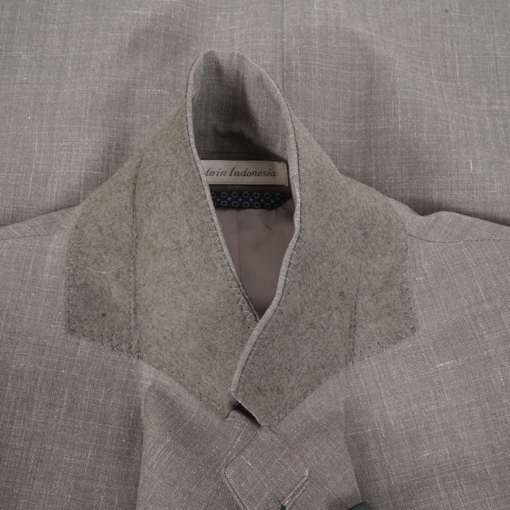 NWT $450 Lauren Ralph Lauren Grey Ultra Flex Suit Separates Blazer Size 40S - Picture 5 of 12